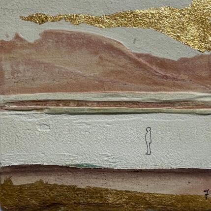 Painting DUBAI by Roma Gaia | Painting Subject matter Acrylic, Sand Minimalist