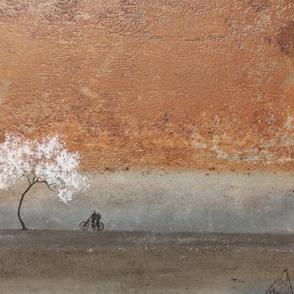 Gemälde Elodie von Manconi Gil | Gemälde Materialismus Metall, Upcycling Landschaften