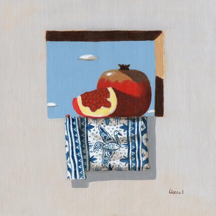 Peinture Grenades par Lionnet Pascal | Tableau Surréalisme Acrylique Natures mortes, Scènes de vie