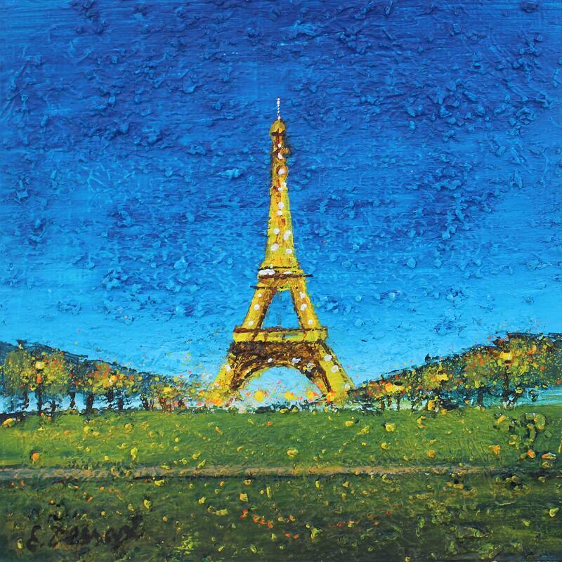 Painting Illumination by Dessapt Elika | Painting Impressionism Acrylic Sand