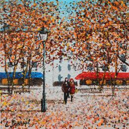 Painting Coin de Paris by Dessapt Elika | Painting