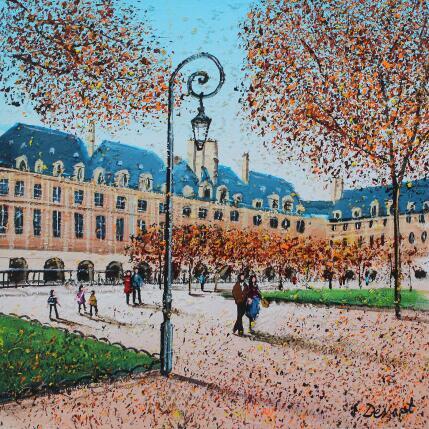 Painting Le Marais by Dessapt Elika | Painting