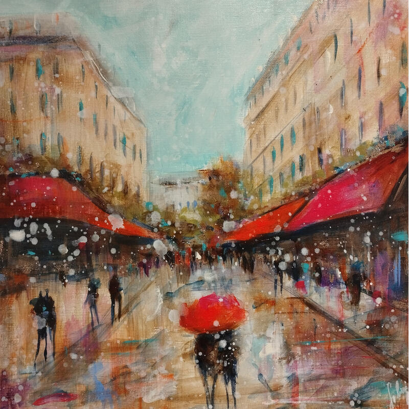 Pintura La vie parisienne por Solveiga | Pintura