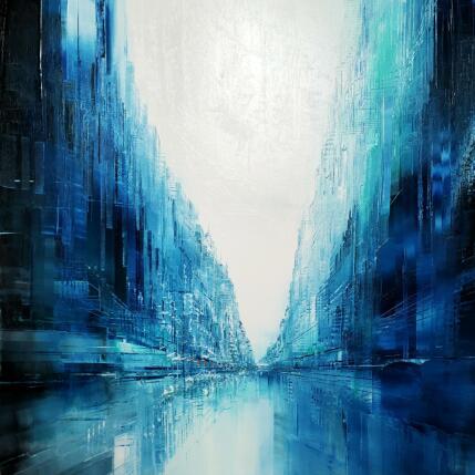 Peinture Menthe glaciale par Levesque Emmanuelle | Tableau