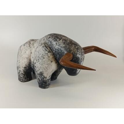 Skulptur Taureau le calme avant la tempête von Roche Clarisse | Skulptur