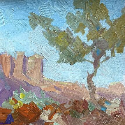 Painting High desert palette by Carrillo Cindy  | Painting Figurative Oil Landscapes, Pop icons