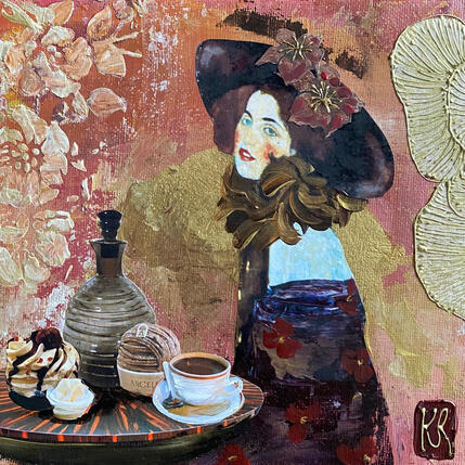 Pintura La gourmandise  por Romanelli Karine | Pintura