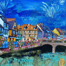 Painting Colmar au printemps  by Romanelli Karine | Painting