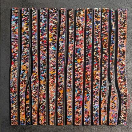 Pintura Bc14 touche florale multi or cuivre por Langeron Luc | Pintura