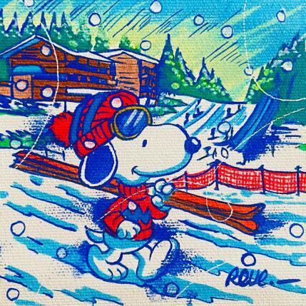 Gemälde Le Revard von Revel | Gemälde Pop-Art Acryl Pop-Ikonen