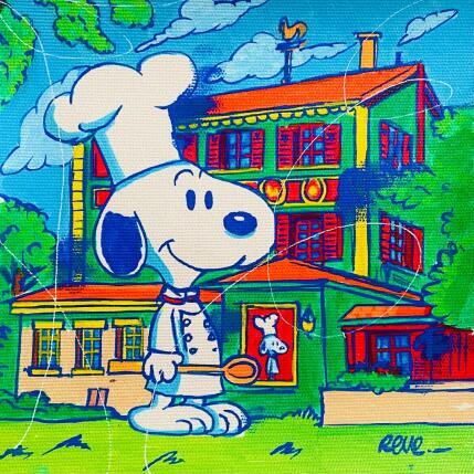 Pintura Snoopcuse por Revel | Pintura Pop art Acrílico Iconos pop