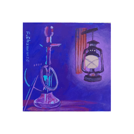 Peinture The Old Lamp par Chammas Fady | Tableau Figuratif