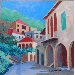 Peinture Village Pathways 25 par Chammas Fady | Tableau Figuratif