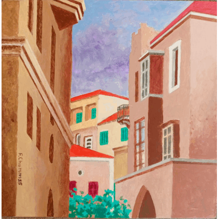 Peinture Beirut DownTown 25 par Chammas Fady | Tableau Figuratif