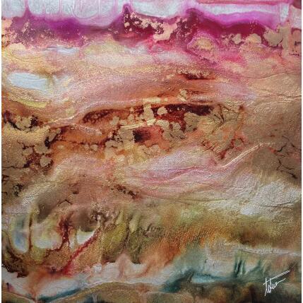 Peinture Ces Paroles en lumière par Stephan Tatiana | Tableau Abstrait