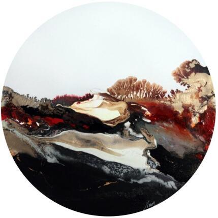 Peinture C4066 par Naen | Tableau Abstrait Acrylique, Encre