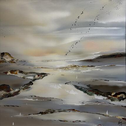 Peinture 857 par Naen | Tableau Abstrait Acrylique, Encre