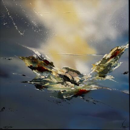 Peinture 758 par Naen | Tableau Abstrait Acrylique, Encre