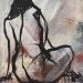 Painting Terre 1 by Chaperon Martine | Painting Figurative Nude Acrylic