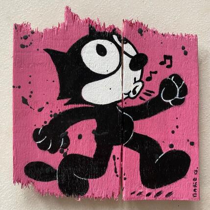 Pintura F1 Fékix enjoué por Marie G.  | Pintura Pop art Acrílico, Madera Iconos pop