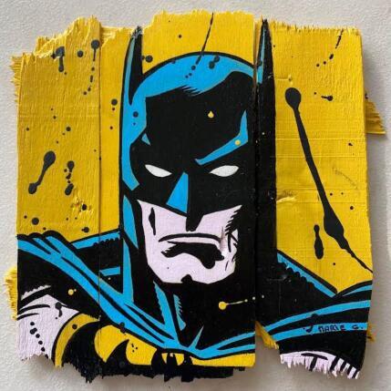 Pintura F2  Batman por Marie G.  | Pintura Pop art Acrílico, Madera Iconos pop