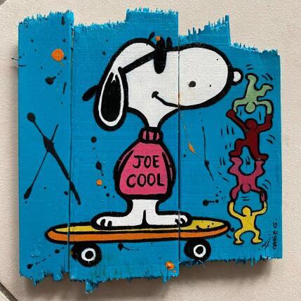 Peinture F2 Snoopy et K.H. par Marie G. | Tableau Pop-art Acrylique, Bois Icones Pop