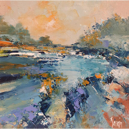 Gemälde entre la nuit et le jour  von Dessein Pierre | Gemälde Figurativ Öl Pop-Ikonen