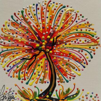 Pintura l'arbre et le bonheur por Fonteyne David | Pintura