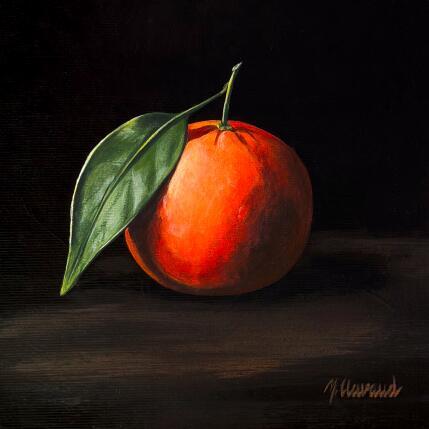Painting ORANGE GLOW  by Clavaud Morgane | Painting Figurative Acrylic Pop icons