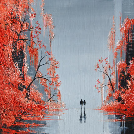 Peinture Libérer l'étincelle par Galloro Maurizio | Tableau Figuratif Huile Urbain