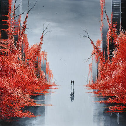 Pintura Nouveau regard sur le monde por Galloro Maurizio | Pintura Figurativo Aceite Urbano