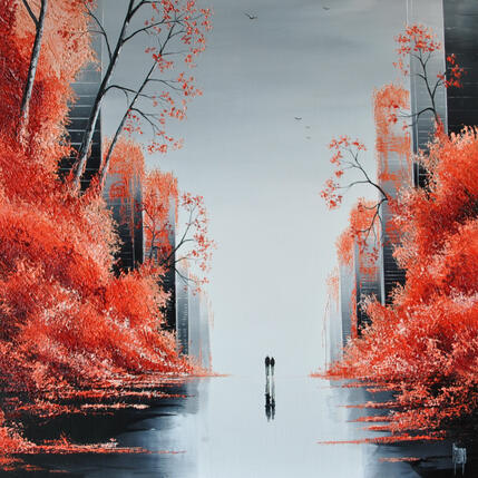 Peinture Faire danser les ombres par Galloro Maurizio | Tableau