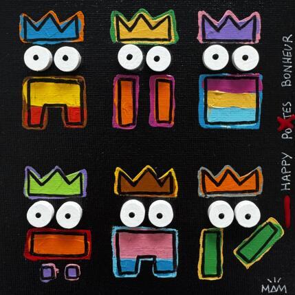 Gemälde TRIBU von Mam | Gemälde Pop-Art Acryl Gesellschaft, Pop-Ikonen