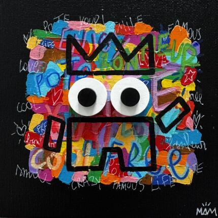 Gemälde POTE BONHEUR  von Mam | Gemälde Street art Acryl Gesellschaft, Pop-Ikonen