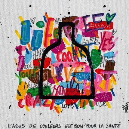 Peinture ABUS DE COULEURS par Mam | Tableau Pop-art Acrylique Icones Pop, Nature