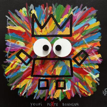 Gemälde YOUPI von Mam | Gemälde Pop-Art Acryl Gesellschaft, Pop-Ikonen