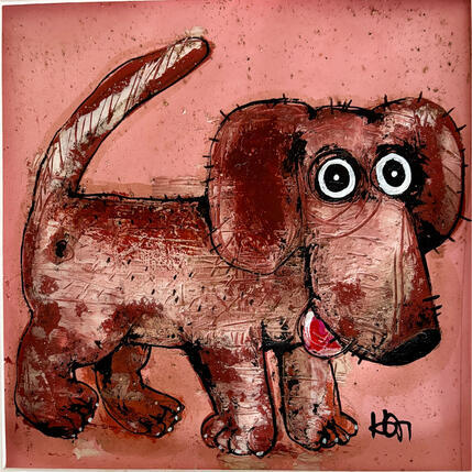 Painting Basset by Maury Hervé | Painting