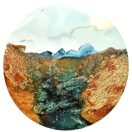 Painting Bronze Age 2116 by Depaire Silvia | Painting Abstract Acrylic Pop icons