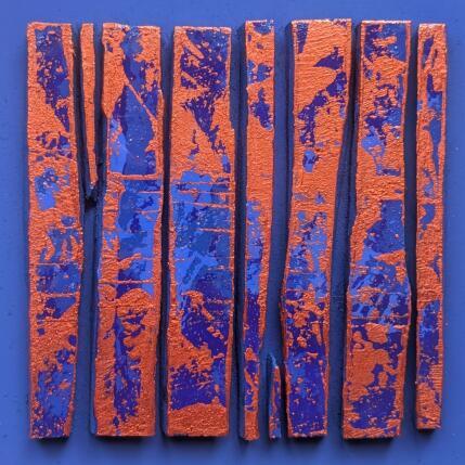 Painting Bc9 street bleu cuivre by Langeron Luc | Painting Subject matter Acrylic, Resin, Wood Pop icons