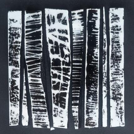 Painting Bc8 fine noir blanc by Langeron Luc | Painting Subject matter Acrylic, Resin, Wood Pop icons