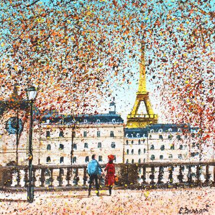 Painting Musée d'Orsay et tour eiffel by Dessapt Elika | Painting Impressionism Acrylic, Sand Pop icons
