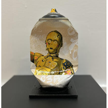 Sculpture STAR WARS by Lemoine Mael | Sculpture Pop-art Acrylic, Graffiti Pop icons