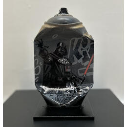 Sculpture DARTH VADER by Lemoine Mael | Sculpture Pop-art Acrylic, Graffiti Pop icons