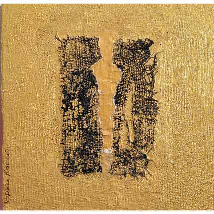 Peinture Onix d'Or par Rocco Sophie | Tableau