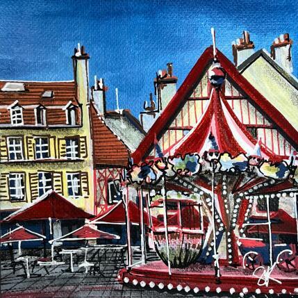 Gemälde le carrousel du Bareuzai à Dijon von Touras Sophie-Kim  | Gemälde Realismus Öl Stillleben