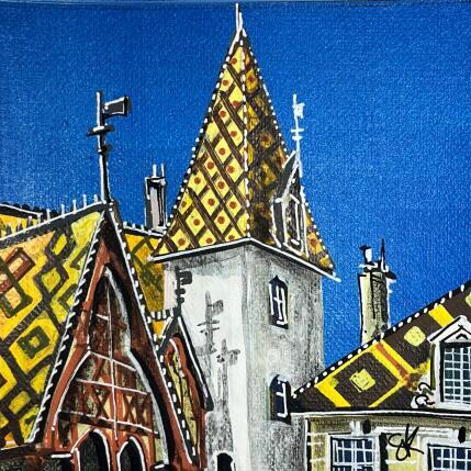 Gemälde zoom sur les hospices de Beaune von Touras Sophie-Kim  | Gemälde Realismus Öl Stillleben