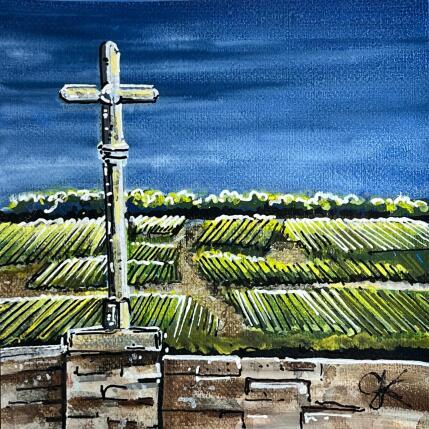 Gemälde La croix de la Romanée conti von Touras Sophie-Kim  | Gemälde Realismus Öl Stillleben