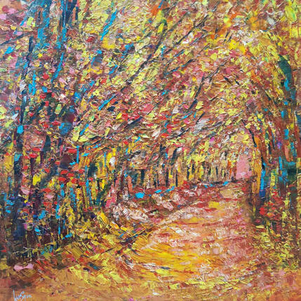 Painting Automne by Levesque Emmanuelle | Painting  Oil