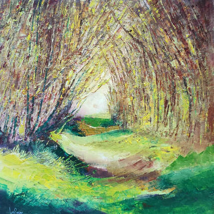 Painting été by Levesque Emmanuelle | Painting  Oil