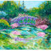 Painting Le jardin romantique by Amblard Florence | Painting